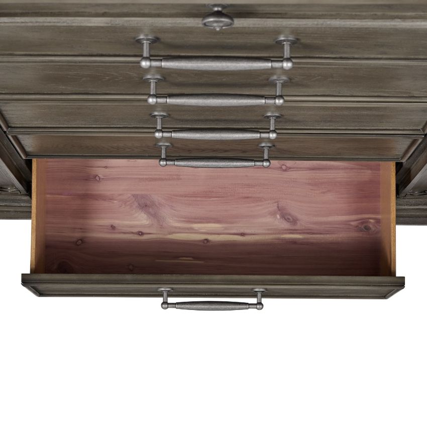 Kings Court Grey 6-Drawer Chest
