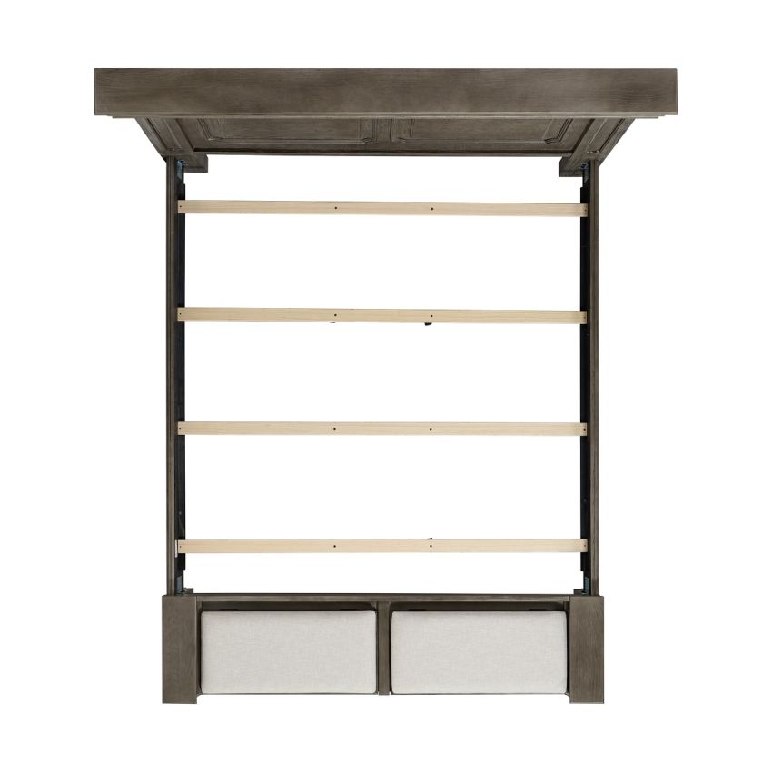 Kings Court Grey Queen Bed Frame