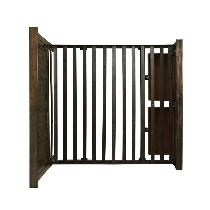 McCoy Charcoal King Bed Frame w/ Storage
