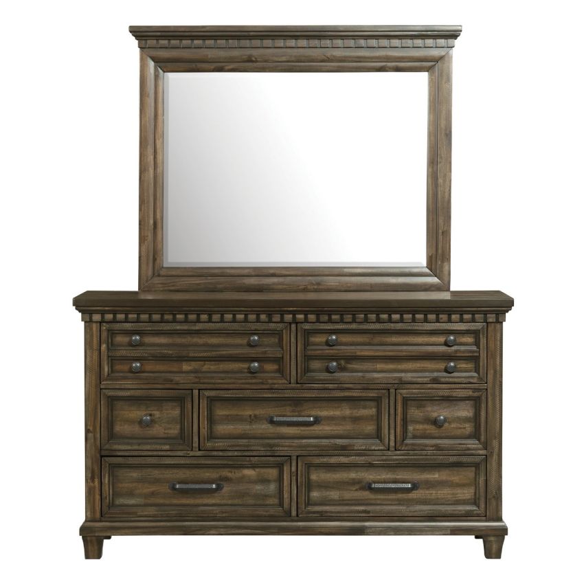 McCoy Charcoal Dresser and Mirror