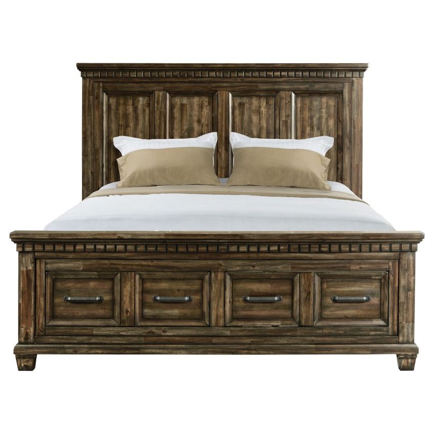 McCoy Charcoal Queen Bed Frame w/Storage