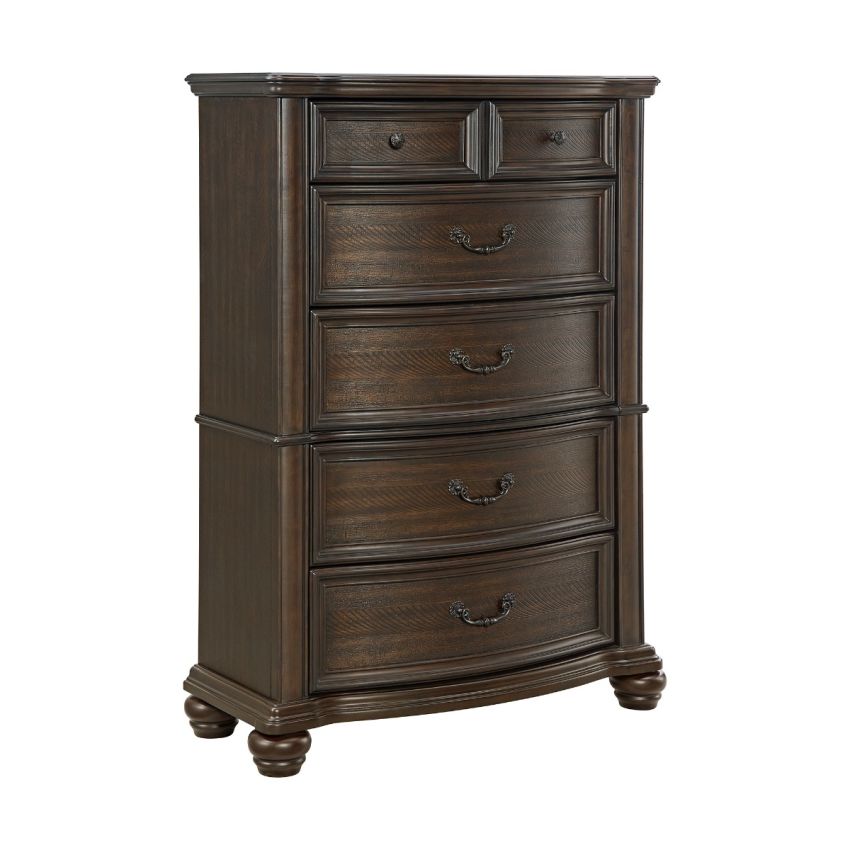 Brunswick Mahogany 5-Drawer Chest