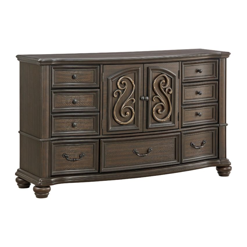 Brunswick Mahogany Dresser and Mirror