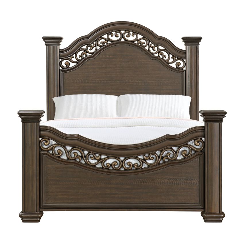 Brunswick Mahogany Queen Bed Frame