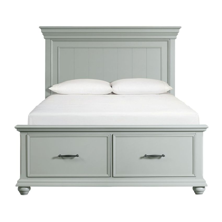 Slater Grey Queen Bed Frame