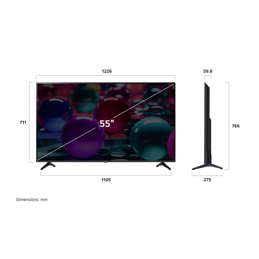 LG 55 inch 4K UHD Smart LED Television