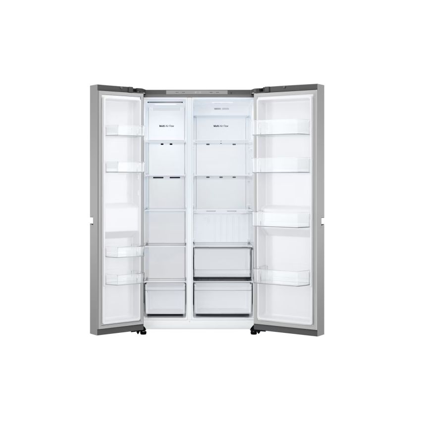 LG 23 cu ft Silver Side By Side Inverter Refrigerator