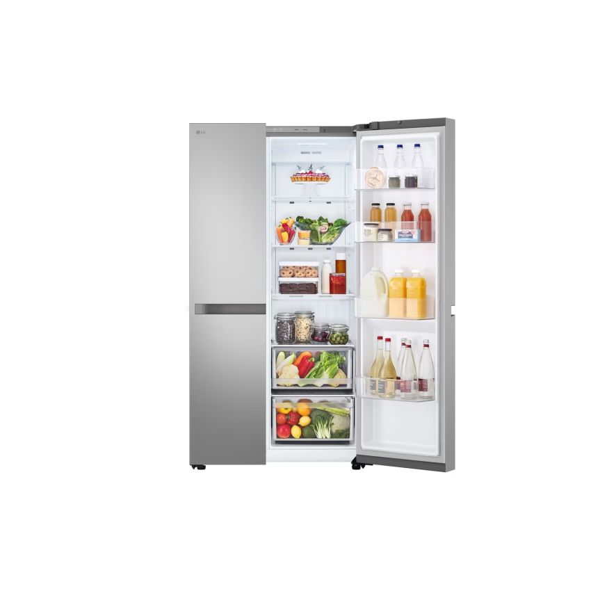 LG 23 cu ft Silver Side By Side Inverter Refrigerator