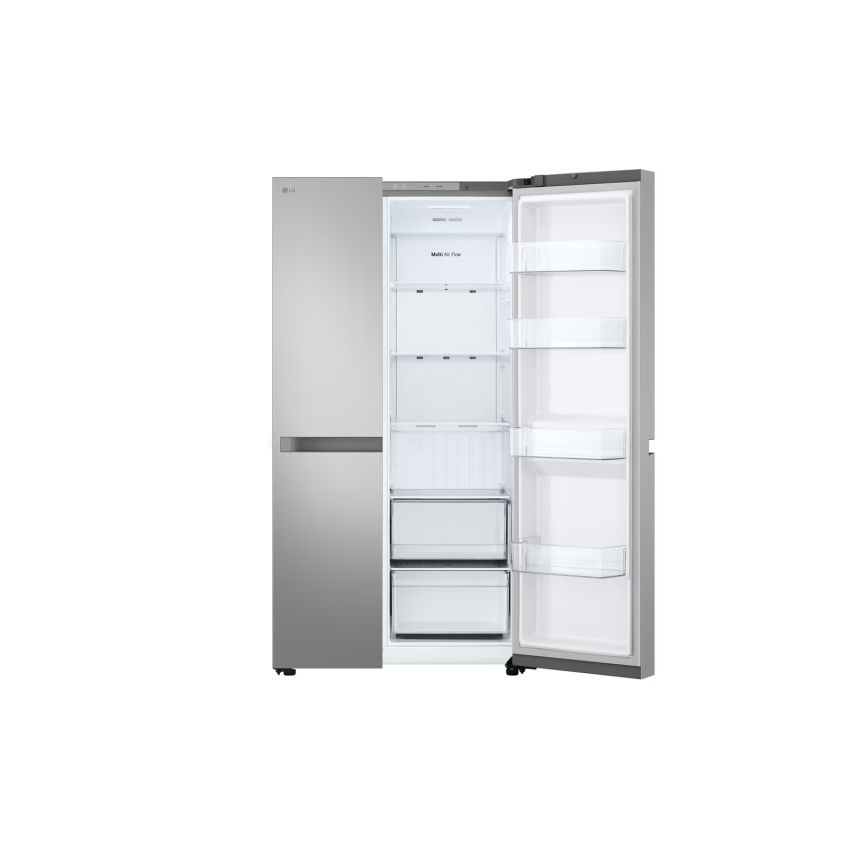 LG 23 cu ft Silver Side By Side Inverter Refrigerator