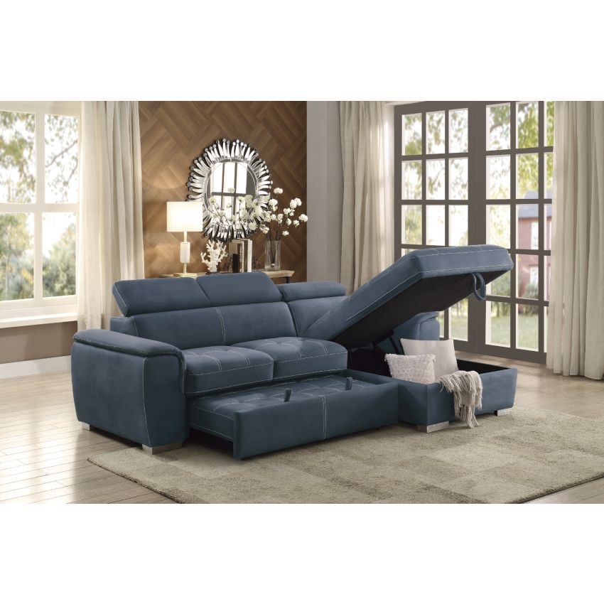 Ferriday RAF Blue Sofa Sleeper