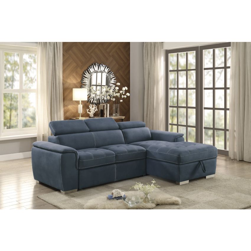 Ferriday RAF Blue Sofa Sleeper