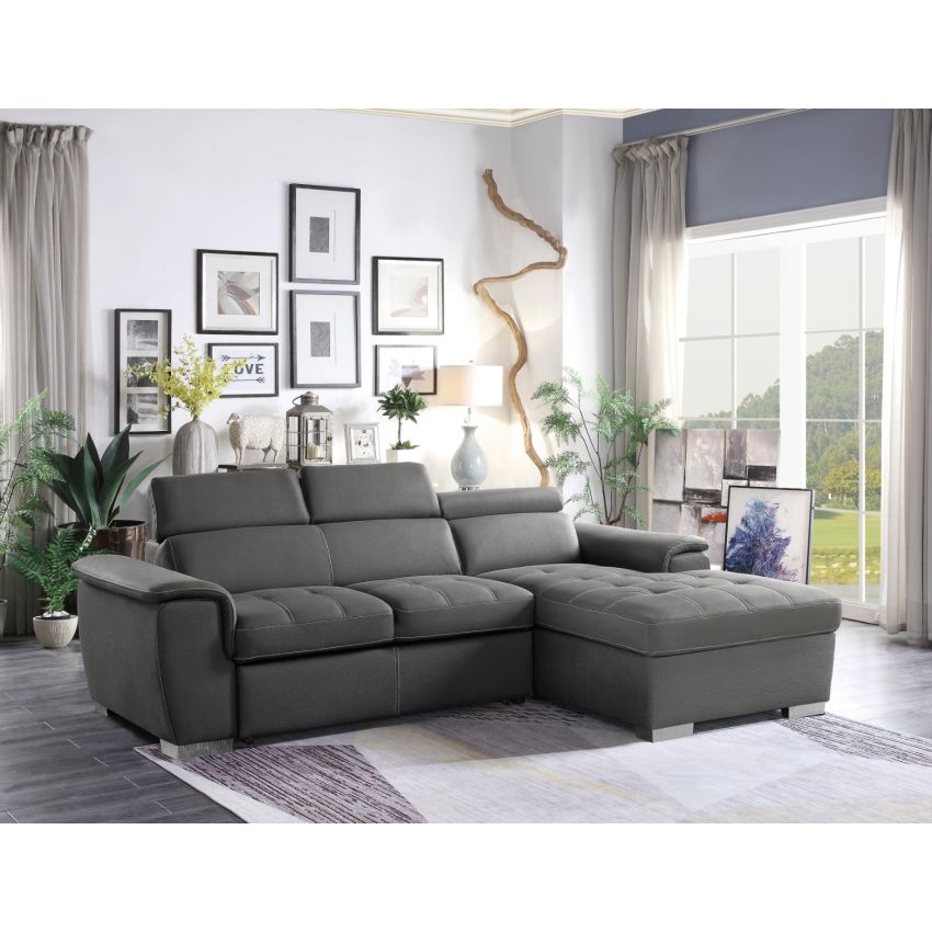 Ferriday RAF Grey Sofa Sleeper
