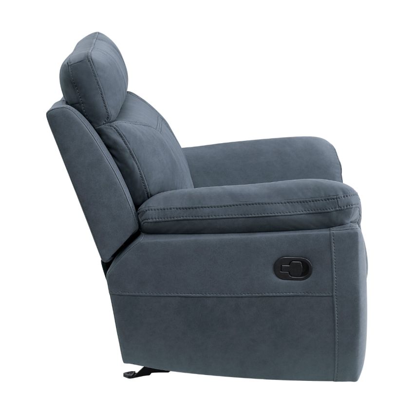 Clifton Blue Glider Reclining Chair