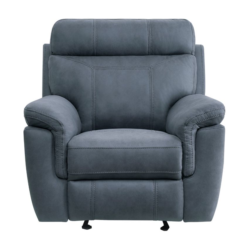Clifton Blue Glider Reclining Chair