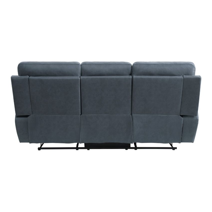 Clifton Blue Double Glider Reclining Sofa