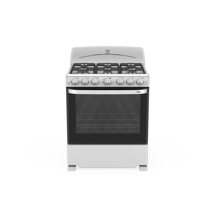 Cetron 30 inch Silver 6-Burner Gas Stove