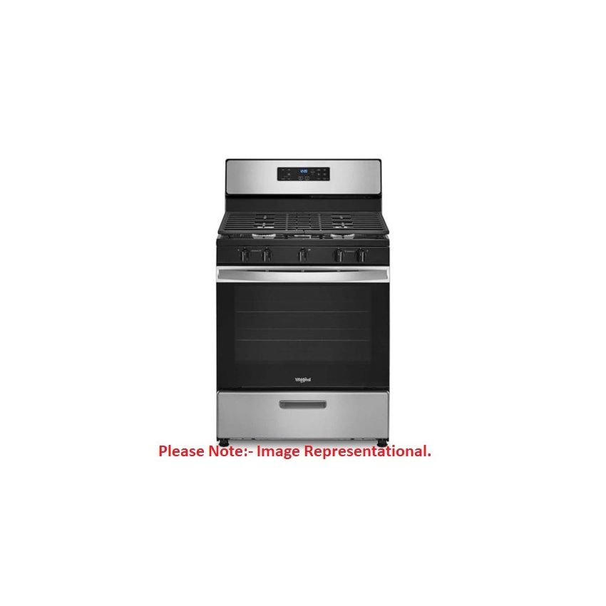 Whirlpool 30 inch 5-Burner Stainless Steel Gas Stove