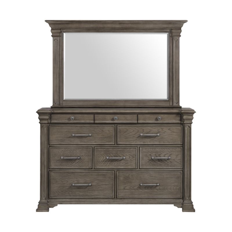 Kings Court Grey Dresser and Mirror Kit