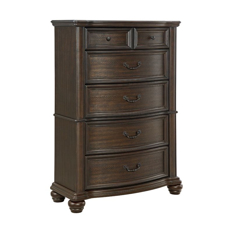 Brunswick Mahogany 5-Drawer Chest