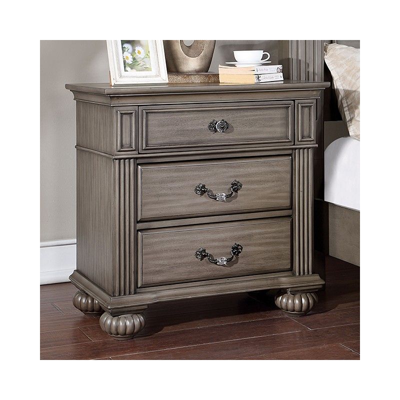 Syracuse Gray Night Table