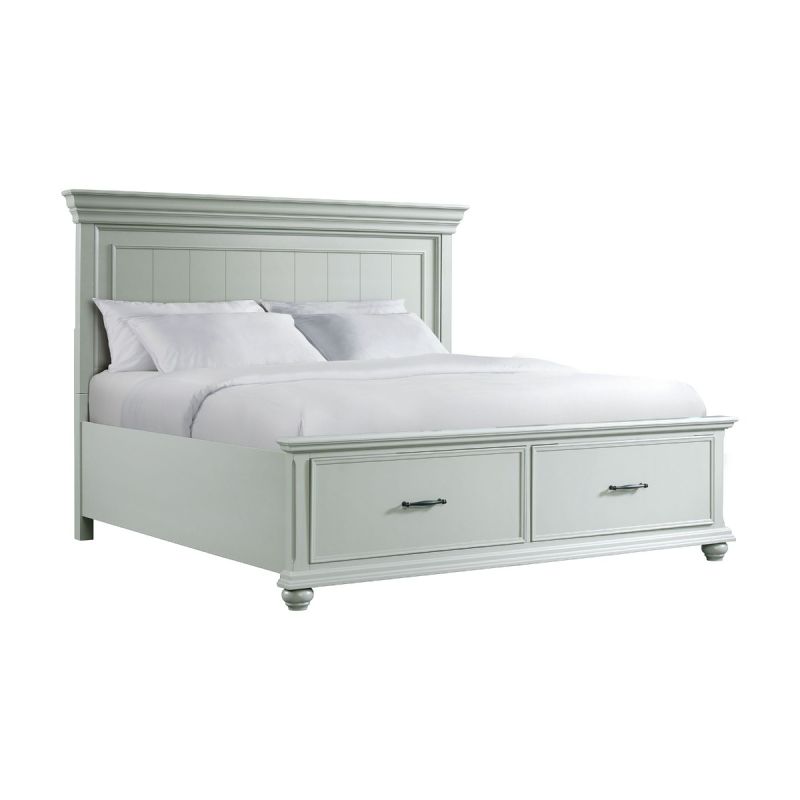 Slater Grey King Bed Frame