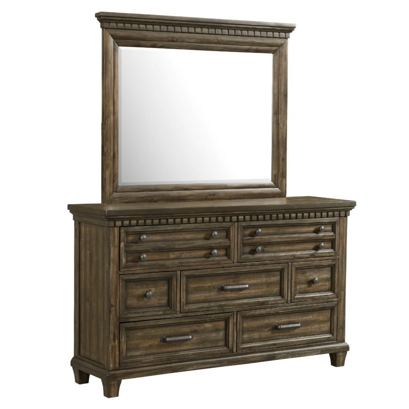 McCoy Charcoal Dresser and Mirror