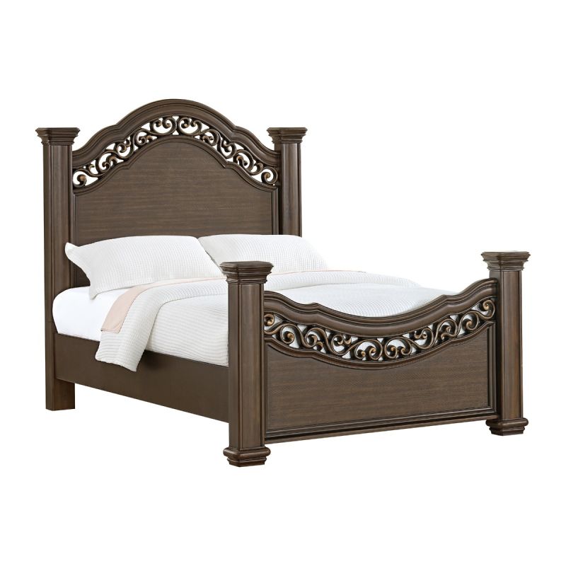 Brunswick Mahogany Queen Bed Frame