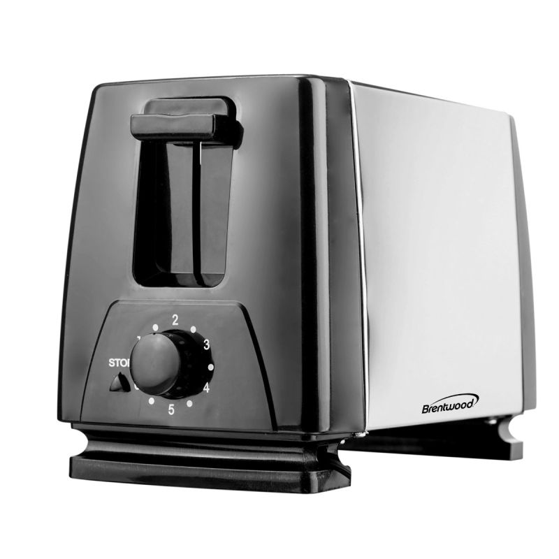 Brentwood Stainless Steel 2-Slice Toaster