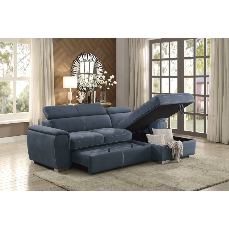 Ferriday RAF Blue Sofa Sleeper