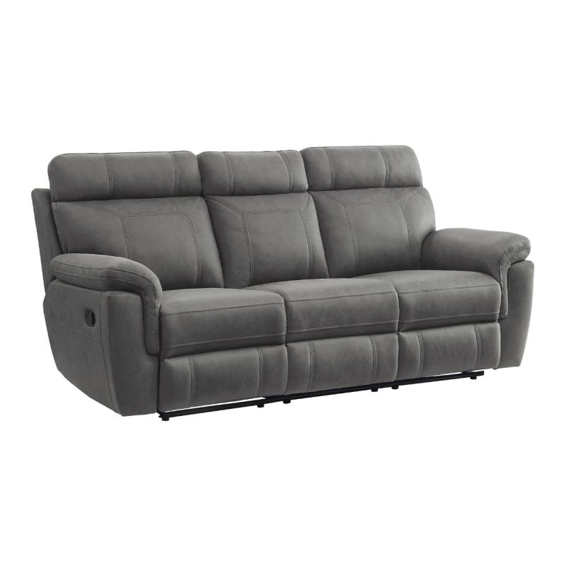 Clifton Grey Double Glider Reclining Sofa