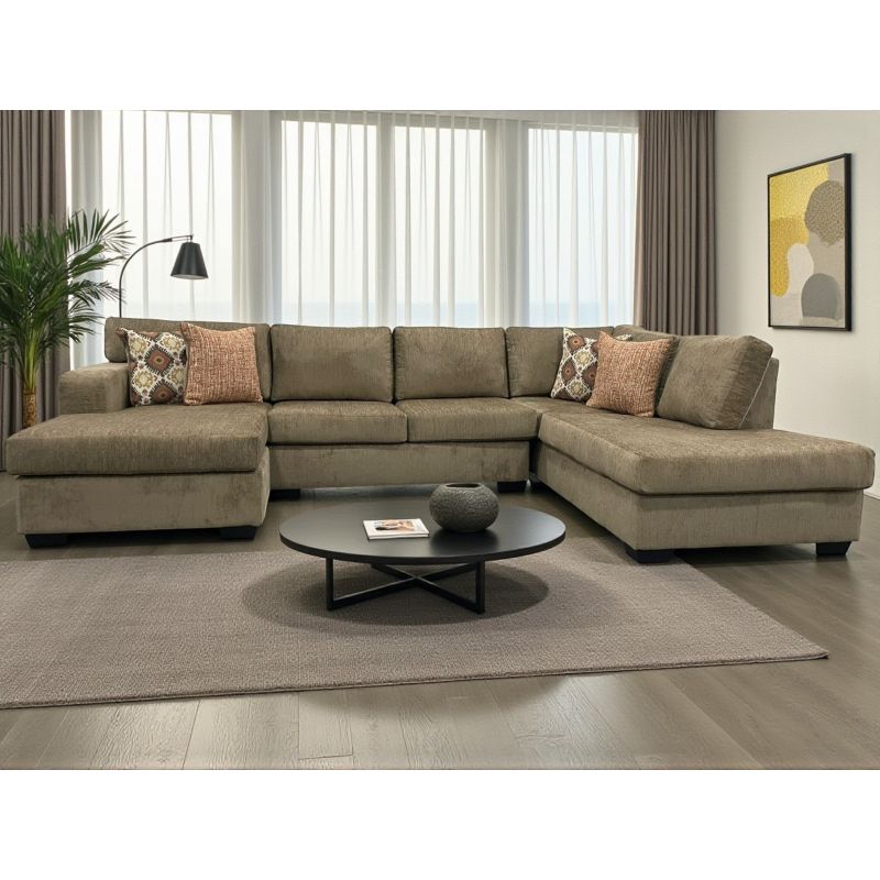 Sorrento Brown Torino Sectional