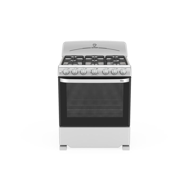 Cetron 30 inch Silver 6-Burner Gas Stove