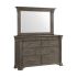 Kings Court Grey Dresser and Mirror Kit