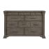 Kings Court Grey Dresser and Mirror Kit