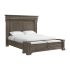 Kings Court Grey Queen Bed Frame