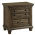 McCoy Charcoal 2-Drawer Night Stand