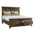 McCoy Charcoal Queen Bed Frame w/Storage