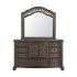 Brunswick Mahogany Dresser and Mirror