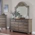 Syracuse Gray Dresser & Mirror