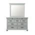 Slater Grey Dresser and Mirror