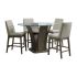 Dapper 5-Pc Grey Counter Height Round Dining Set