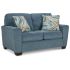 Cashton Blue Loveseat