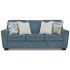 Cashton Blue Sofa
