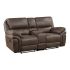 Proctor Brown Double Reclining Loveseat