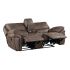 Proctor Brown Double Reclining Loveseat