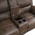 Proctor Brown Double Reclining Loveseat