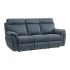 Clifton Blue Double Glider Reclining Sofa