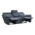 Clifton Blue Double Glider Reclining Sofa