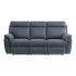 Clifton Blue Double Glider Reclining Sofa
