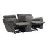 Clifton Grey Double Glider Reclining Loveseat